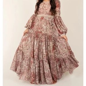Joyfolie Cybele Dress in Mauve Floral (size 7)